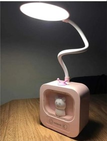 Resim Ulzyvf Şarjlı, Ofis, Masa Kademeli Dokunmatik, Doğal Çalışma, Ayıcıklı 3 Gr - Ergonomik Tasarım Doğal 