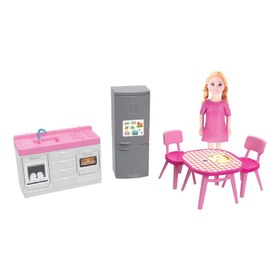Resim MGS Oyuncak Almira ve Mutfağı 6 Parça 
