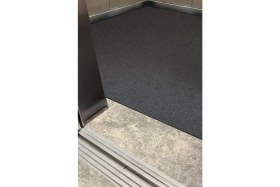 Resim Paspas Yap Asansör Paspası Toz Nem Alıcı Paspas Asansör Halısı 