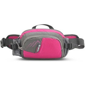 Resim Gajeena Spor Ve Outdoor Aktivite İçin Pratik Su Mataralı Bel Çantası - Unisex Kırmızı 