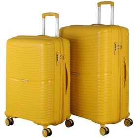 Resim V379 Aura Y.üretim Pp Valiz 65 Cm + 75 Cm Sarı Set S24sy1000100-set 00012 Sarı 