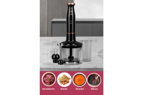 Resim Goldmaster Airblack 36 Parça Airfryer Sıcak Hava Fritöz Avantajlı Elektronik Evlilik Paketi Mutfak Çeyiz Seti 