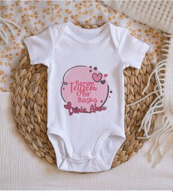 Resim Bitmeyenkartus Bk Kids Isimli Teyzem Bir Başka Tasarımlı Bebek Body Zıbın - Mode Çok Renkli 