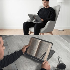 Resim Vigo Wood Kitap Okuma Standı Okuma Sehpası Yemek Kitabı Tutacağı Ahşap Kitap Okuma Sehpası Kuran Okuma Rahlesi 