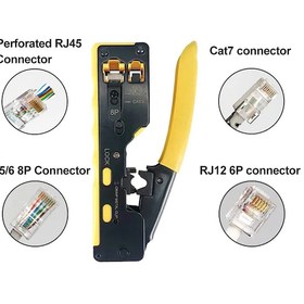 Resim Cat 7 Pense Cat6A Cat6 Cat6Ez Yeni Nesil Sıkma Pensesi Rj45 Rj12 