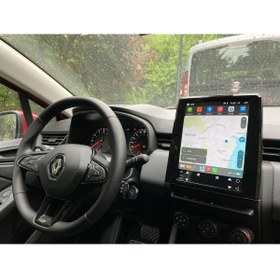 Resim Carnavi RENAULT CLİO 5 KABLOSUZ Uyumlu CARPLAY-ANDROİD AUTO MULTİMEDYA TESLA EKRAN KAMERA 