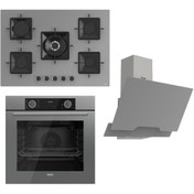 Resim Ferre Fryart Ss Serisi Gri Set (ss038 Xe63cpr D065 ) -75'lik Seri Kare Emaye Izgara 