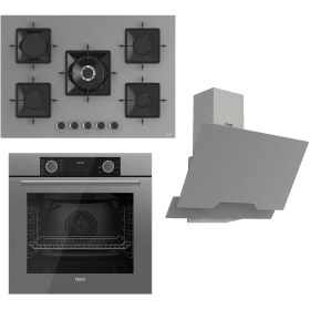 Resim Ferre Fryart Ss Serisi Gri Set (ss038 Xe63cpr D065 ) -75'lik Seri Kare Emaye Izgara 