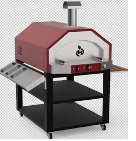 Resim Himaksan Kubbeli Pizza Fırını Doğalgazlı 4x6 