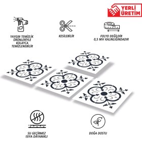 Resim Tink Kendinden Yapışkanlı Solo Fas Pvc Karo 30X30 cm 4 Adet 0,36 M2 
