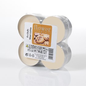 Resim Kokulu Tealight 8'li Mum Seti Cookie 
