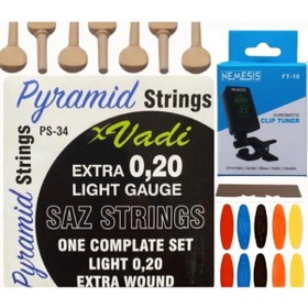 Resim Vadi 0.20 Uzun Sap Pramit Bağlama Teli 5'Li Ekonomik Set 