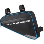 Resim Bisiklet Triko Çanta 1.8l Pvc Su Geçirmez, Yansıtıcı Şeritli, Mountain Ve Yol Bisikletleri İçin, Mavi/gri/kırmızı Seçenekli Mavi Mavi 