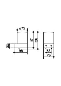 Resim Keuco Aks. Edıtıon 300 Sabunluk Sıvı M.cam-krom - Keu.300520190 