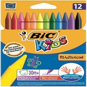 Resim Bic Pastel Boya Plastidecor Karton Kutu 12 Lİ 920299 