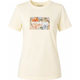 Resim Trender Trus Baskı Sarı Kadın T-shirt 26yl71595009 