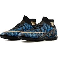 Resim Laliga Çocuk Çim Zemin Kramponu Ghs-Sıyah-Fume-Desenlı Renkli 