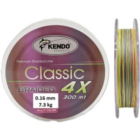 Resim Kendo Classic 4x 0.16mm 300m Multicolor Örgü İp Misina 