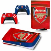 Resim Kt Grup Arsenal Playstation 5 Dijital Versiyon Sticker Kaplama Seti 