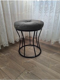 Resim Kum Saati Dilimli Makyaj Pufu Kara İnci gri 