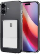Resim Nihcase Nihcase İphone Uyumlu 16 Kılıf Sfy Kartlıklı Şeffaf Silikon 