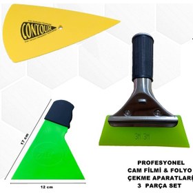 Resim Cam Filmi-Kaput Koruma ve Folyo Çekme Aparatları 3 Prç Set GRP23 