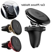Resim Besthome1 Baseus Kablo Klipsi Manyetik Stand, Rotasyonlu Telefon Tutucu, Samsung S8 İphone X Xiaomi Uyumlu, Kırmızı/siyah Kırmızı 