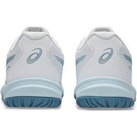 Resim Asics Upcourt 6 Erkek Beyaz Voleybol Ayakkabısı 