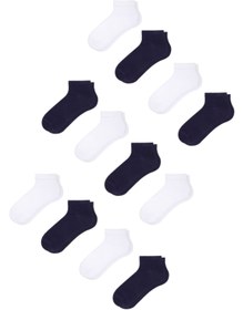 Resim MEM SOCKS Unisex Bambu Çocuk Patik Çorap 12'li 