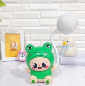 Resim HEPBİMODA Masa Lambası Masaüstü Çocuk Odası Gece Lambası Sevimli Şarj Edilebilir 