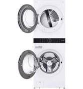 Resim LG W4W8BVKKWHM.ABWPLTK 12 KG Yıkama 10 KG Kurutma 1400 Devir Çamaşır Ve Kurutma Makinesi Beyaz 