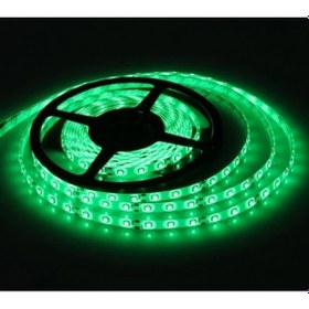 Resim 12 Volt 3 Çipli Yeşil Şerit Led İç Mekan IP20 M/60 Led 5 Metre 