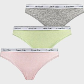 Resim Calvin Klein Bayan Külot 000qd5207e Wab Yeşil-gri-pembe Yeşil-gri-pembe Çok Renkli 