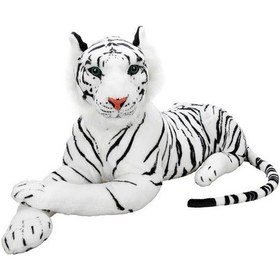 Resim 01401 Beyaz Kaplan Peluş 60 Cm 