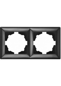 Resim Günsan Visage Ambiance Metalik Siyah 3 Lü Çerçeve 