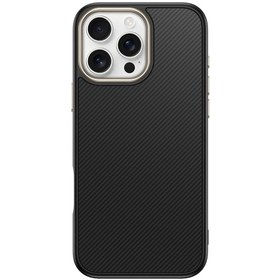 Resim Redclick Apple iPhone 16 Pro Max Kılıf M-safe Şarj Özellikli Karbon Fiber Görünümlü Redclick Antina Kapak 