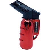 Resim İNDİRİM CENTER 1300 C Turbo Torch Tek Pürmüz Kırmızı Renk Çakmak 