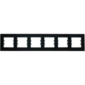 Resim Asfir Schneider Asfora Serisi Pleksiglas Parlak Siyah Altılı Çerçeve Apg206-71 Modeli 