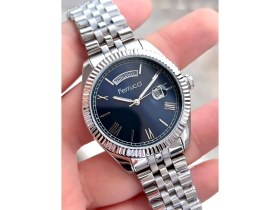 Resim Ferucci Rolex Model Çelik Kordon Takvimli Kadran 30 mt Suya Dayanıklı Erkek Kol Saati FEC.13029M03 