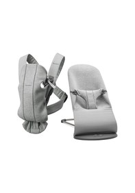 Resim Babybjörn 2'li Set Bliss Ana Kucağı & Kanguru Mini 3d Jersey Light Grey 