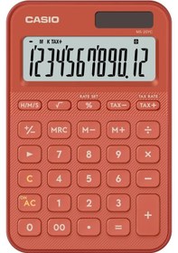 Resim Casio Ms-20yc-rd-w-dp Hesap Makinesi Desktop Gri - Siyah 