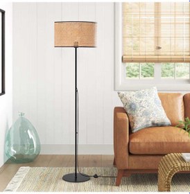 Resim Homing Brooks Metal Gövde Rattan Lambader 241611 