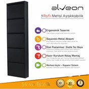 Resim Alv-1005 Alveon Metal Ayakkabılık Siyah 