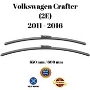 Resim Volkswagen Vw Crafter 2e 2011 2012 2013 2014 2015 2016 Uyumlu Ön Cam Muz Tipi Silecek Süpürgesi Seti 650/600mm Silbak 