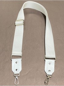 Resim Karantuhafiye Derili Palaska Askı / Polyester Palaska Askı / Palaska Sap / Polyester Çanta Sapı Beyaz Beyaz 