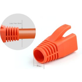 Resim S-Lınk Sl-Rj40 Rj45 Jak Kılıfı Kırmızı 25Lı 