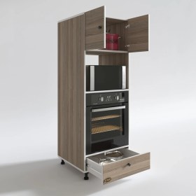 Resim Kenzlife fırın dolabı kamile crd 162*60*56 mutfak çekmeceli ayaklı banyo kiler ofis 