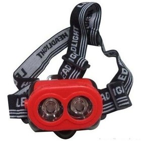 Resim Çift Başlı Pilli Kafa Lambası Watton Wt-059 N11.13078 Siyah 