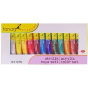Resim Fanart Akrilik Boya Academy Tüp 12 Lİ 12 ML F-2000.S12 