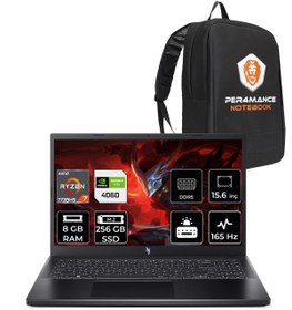 Resim ACER Nitro V15 R7-7735HS 8GB 256GB SSD RTX4060\u002F8GB 15.6'' 165Hz FHD FDOS & PER4 ÇANTA 